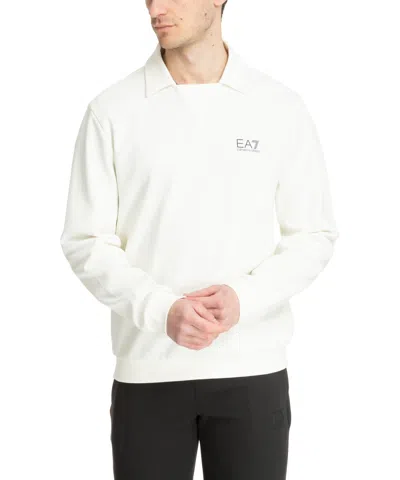 Ea7 Sweatshirt In White
