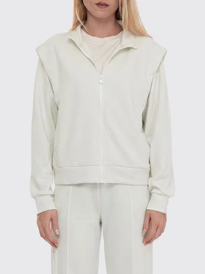 Ea7 Sweatshirt Woman In Neutral