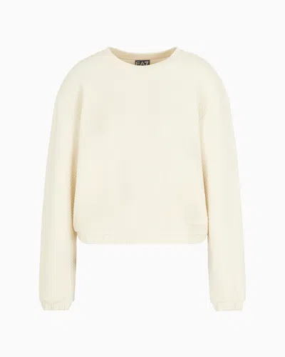Ea7 Sweatshirts Without Hood In White