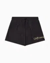 Ea7 Swim Trunks With Logo In Black