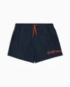 Ea7 Swim Trunks With Logo In Blue