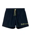 Ea7 Swim Trunks With Logo In Blue
