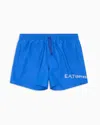 Ea7 Swim Trunks With Logo In Silber