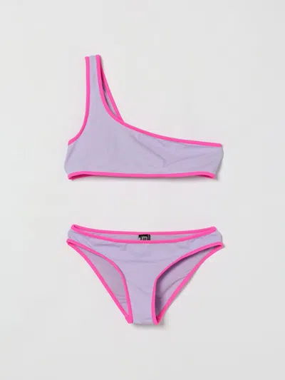 Ea7 Swimsuit Kids  In Pink