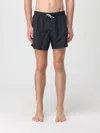 Ea7 Boardshort Black Polyester Man In Black