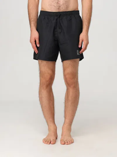 Ea7 Swimsuit  Men Color Black In Black