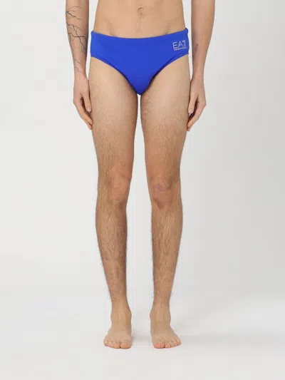 Ea7 Swimsuit  Swimwear Men In Royal Blue