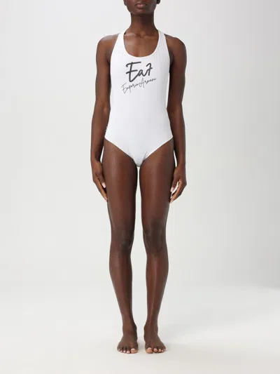 Ea7 Swimsuit  Swimwear Woman Color White