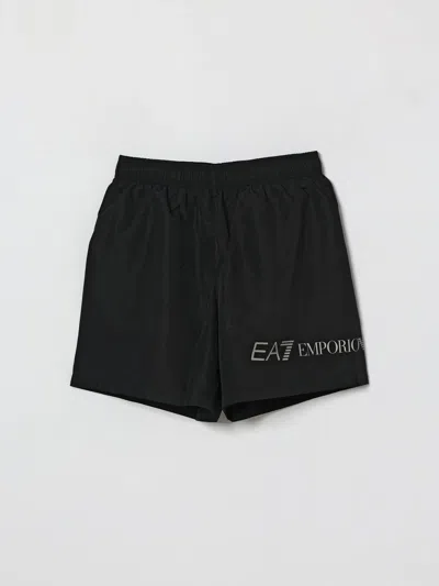 Ea7 Swimsuit Kids Color Black