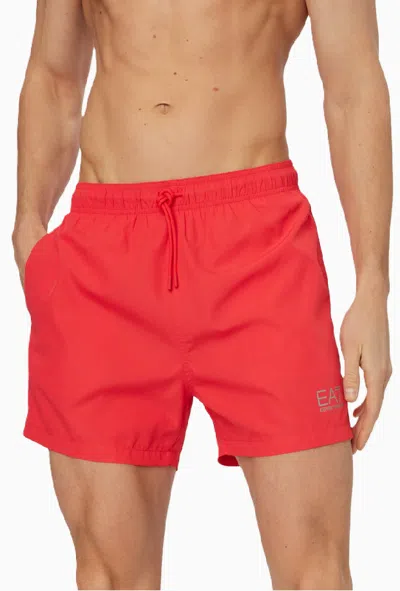 Ea7 Swimsuit Man Red In Other