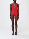 Ea7 Swimsuit  Swimwear Woman Color Red