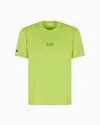 Ea7 T-shirt Dynamic Athlete En Tissu Technique Ventus7 In Green