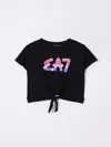 Ea7 T-shirt  Kids Color Black In Black