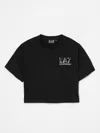 Ea7 T-shirt  Kids Color Black In Black