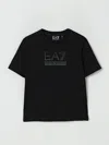 Ea7 T-shirt  Kids Color Black In Black