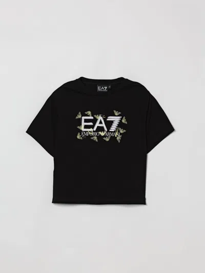 Ea7 T-shirt Kids  In Black
