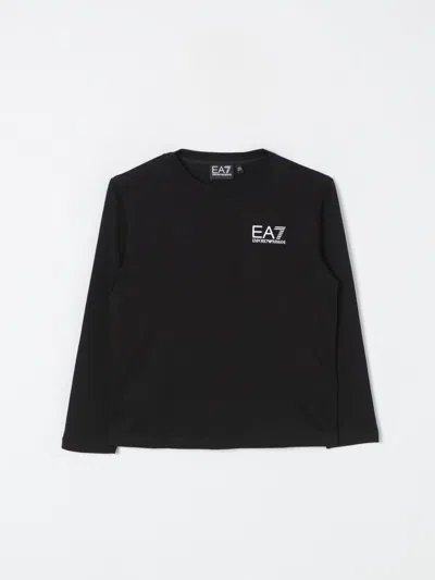 Ea7 T-shirt  Kids Color Black In Black