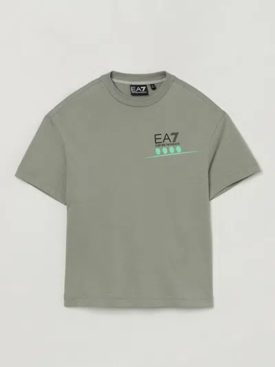 Ea7 Kids' T-shirt Stampata