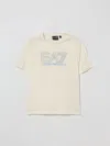Ea7 T-shirt Kids  In Neutral