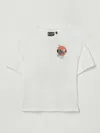 Ea7 Graphic Series Boy Cotton Jersey T-shirt With Print