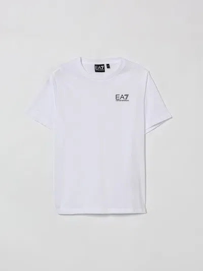 Ea7 T-shirt Kids  In White
