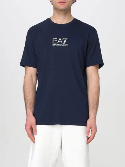 Ea7 T-shirt  Men Colour Blue