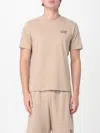 Ea7 T-shirt  Herren Farbe Beige In Brown
