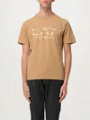 Ea7 T-shirt  Men Color Beige In Brown