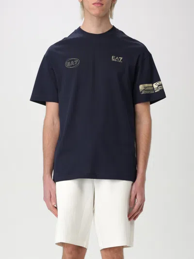 Ea7 T-shirt  Men Color Blue