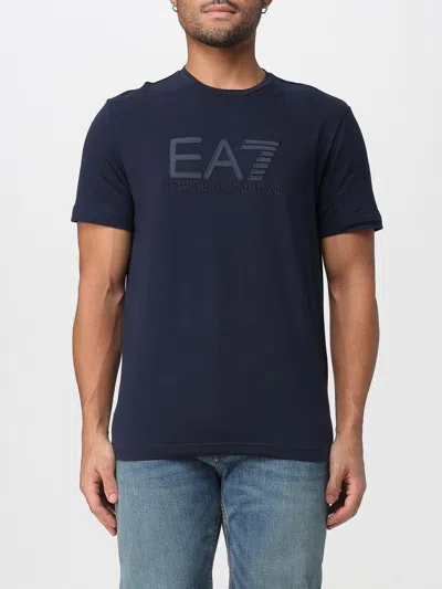 Ea7 T-shirt  Men Color Blue