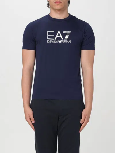 EA7 T-SHIRT EA7 MEN COLOR BLUE,404528009