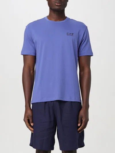 Ea7 T-shirt  Men Color Blue