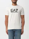 Ea7 T-shirt  Men Color Cream In White