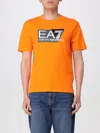Ea7 T-shirt  Men In Orange