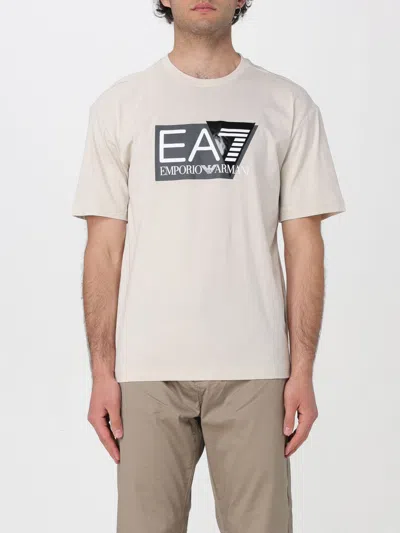 Ea7 T-shirt  Men Color Pearl