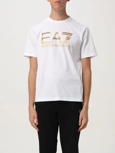 Ea7 T-shirt  Men Color White