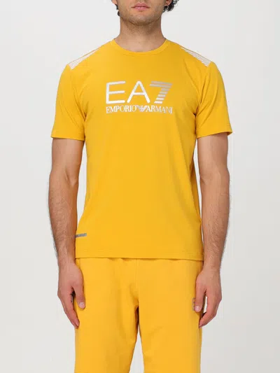 Ea7 T-shirt  Men Color Yellow