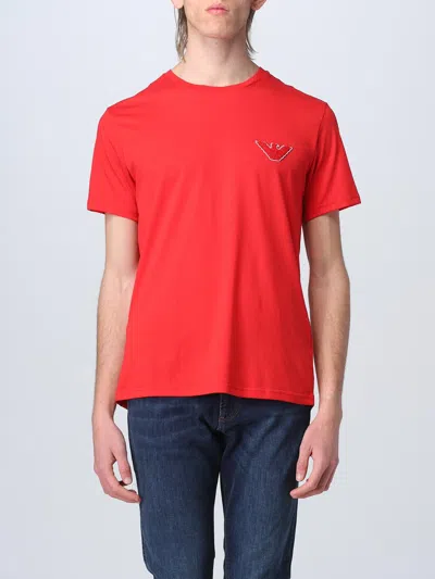 Ea7 T-shirt  Swimwear Men Colour Red