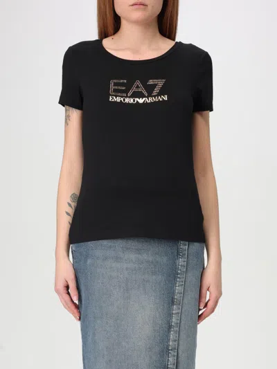 EA7 T-SHIRT EA7 WOMAN COLOR BLACK,425220002