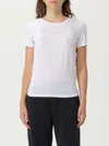 Ea7 T-shirt  In Cotone In White