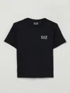 Ea7 T-shirt In Cotone Con Mini Logo