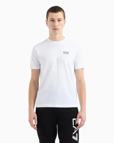 EA7 T-SHIRT MAN EA7 7M000567 AF10375 M0003 WHITE/BLACK