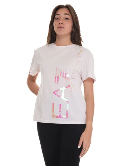 Ea7 T-shirt In Pink