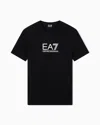 Ea7 Logo-print T-shirt In Black