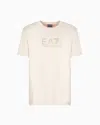Ea7 T-shirt Ras-du-cou Gold Label En Mélange De Viscose
