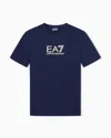 Ea7 T-shirt Ras-du-cou Gold Label En Mélange De Viscose