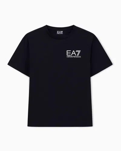 Ea7 T-shirt Ras-du-cou Logo Series En Coton