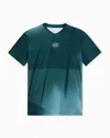 Ea7 T-shirt Ras-du-cou Tennis Pro En Tissu Technique Ventus7 In Green