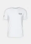 Ea7 T-shirt Sport Man  8npt22 Pjemz 1100 White In White