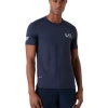 Ea7 T-shirt Sport Man  8npt22 Pjemz 1554 Navy In Blue